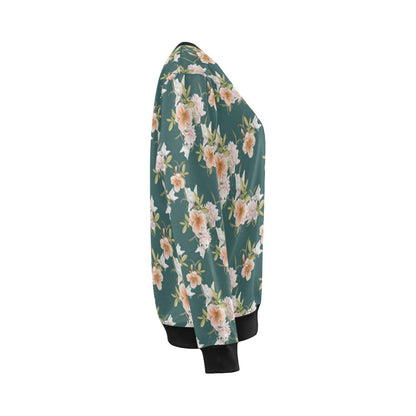 Iris Pattern Print Design IR01 Women Long Sleeve Sweatshirt-JorJune