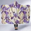 Iris Pattern Print Design IR02 Hooded Blanket-JORJUNE.COM