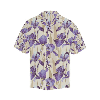 Iris Pattern Print Design IR02 Men Hawaiian Shirt-JorJune