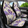 Iris Pattern Print Design IR02 Universal Fit Car Seat Covers-JorJune