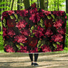 Iris Pattern Print Design IR03 Hooded Blanket-JORJUNE.COM