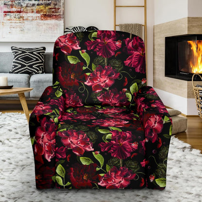 Iris Pattern Print Design IR03 Recliner Slipcover-JORJUNE.COM