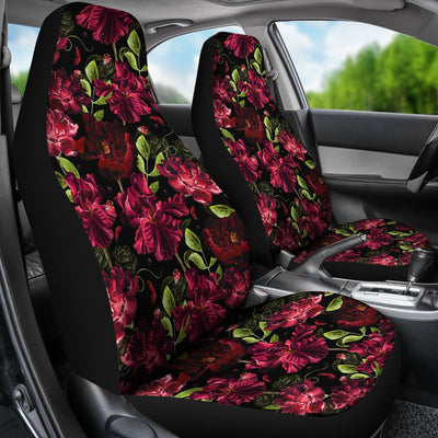 Iris Pattern Print Design IR03 Universal Fit Car Seat Covers-JorJune