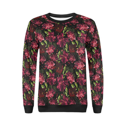 Iris Pattern Print Design IR03 Women Long Sleeve Sweatshirt-JorJune