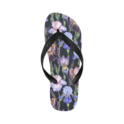 Iris Pattern Print Design IR04 Flip Flops-JorJune