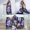 Iris Pattern Print Design IR04 Hooded Blanket-JORJUNE.COM