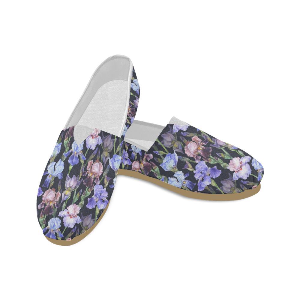 Iris Pattern Print Design IR04 Women Casual Shoes-JorJune.com