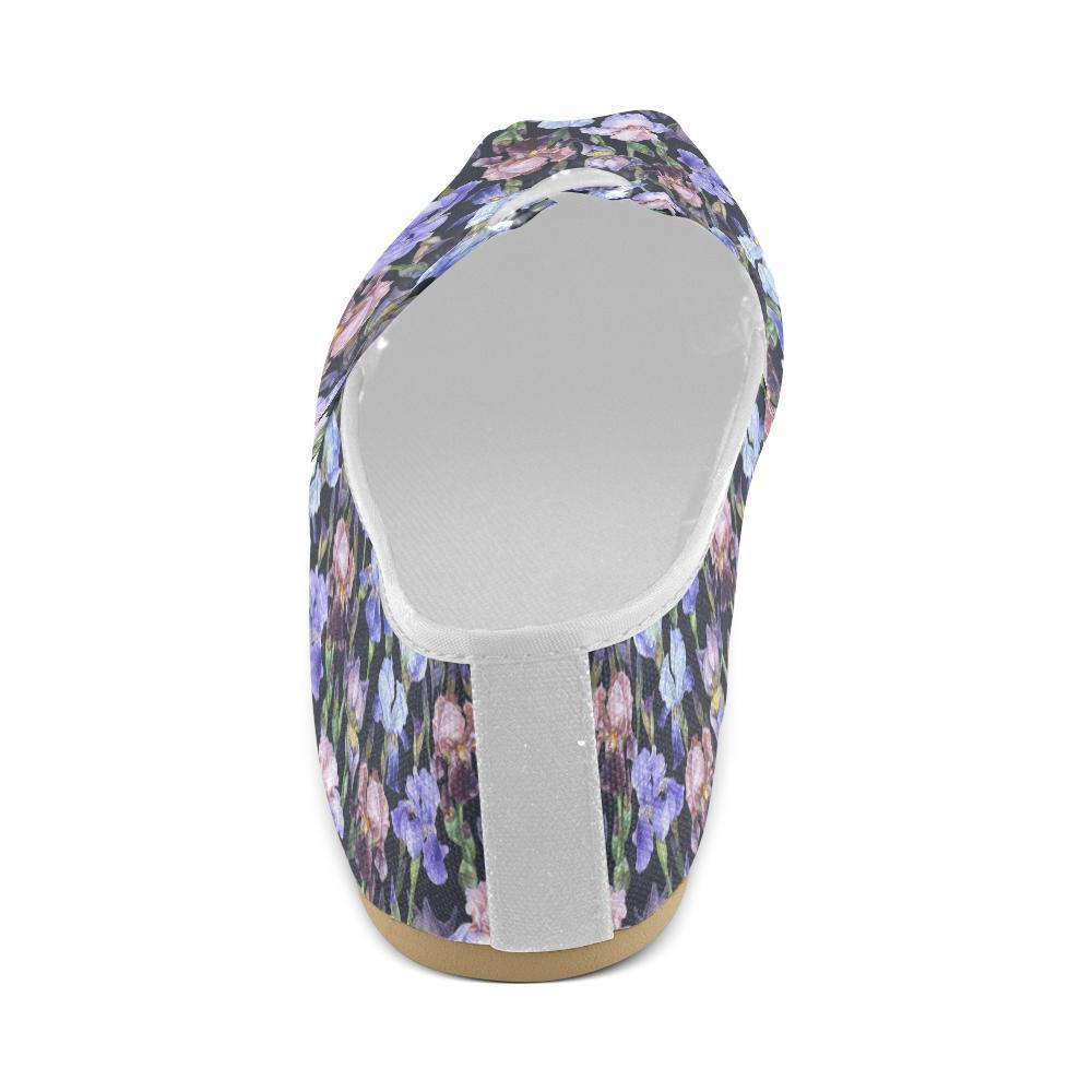 Iris Pattern Print Design IR04 Women Casual Shoes-JorJune.com