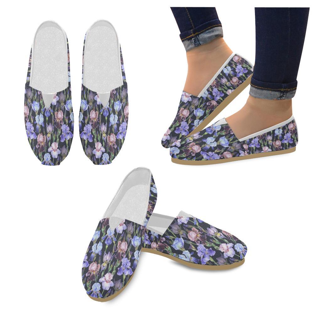 Iris Pattern Print Design IR04 Women Casual Shoes-JorJune.com