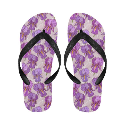 Iris Pattern Print Design IR05 Flip Flops-JorJune