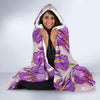 Iris Pattern Print Design IR05 Hooded Blanket-JORJUNE.COM