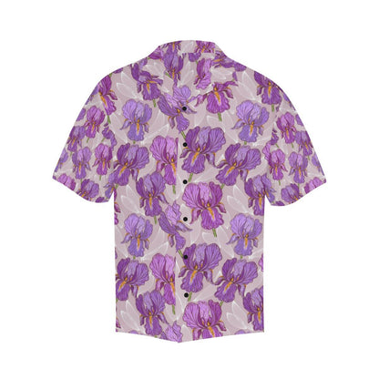 Iris Pattern Print Design IR05 Men Hawaiian Shirt-JorJune