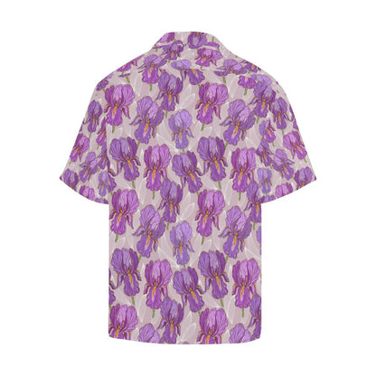 Iris Pattern Print Design IR05 Men Hawaiian Shirt-JorJune