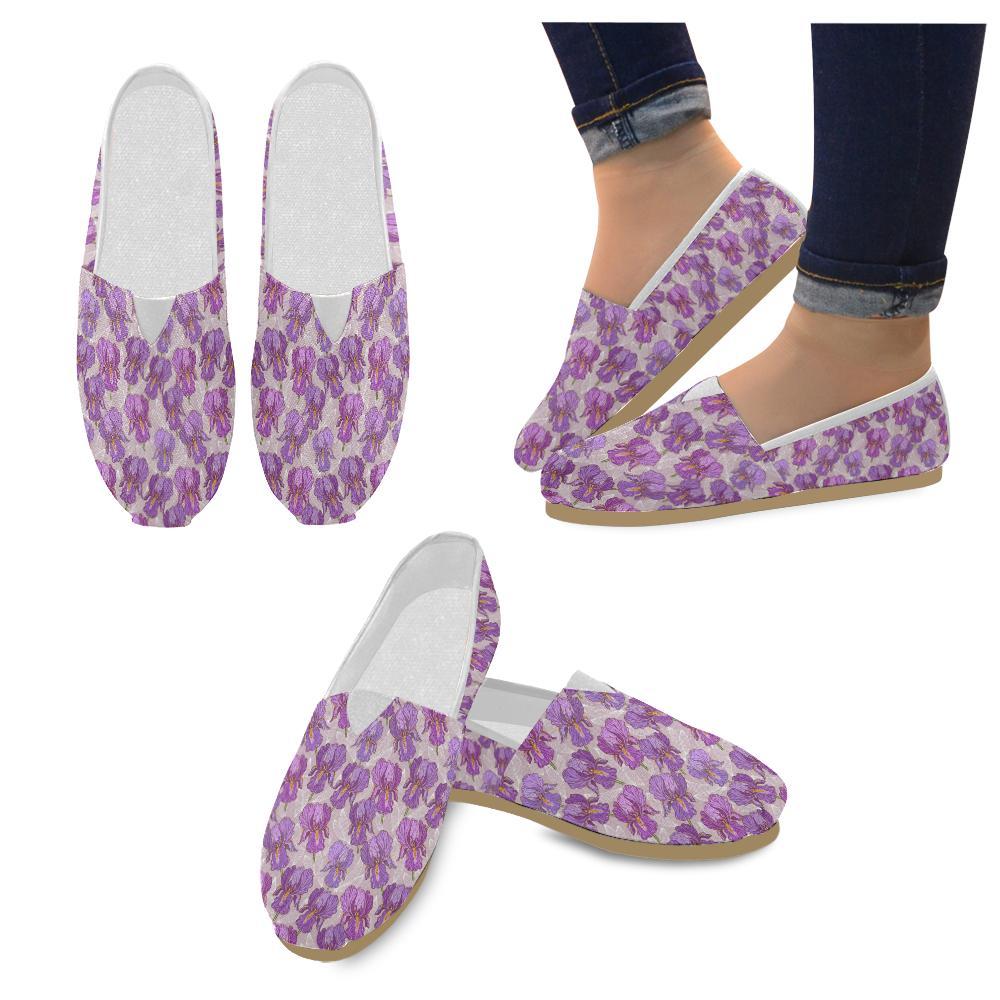 Iris Pattern Print Design IR05 Women Casual Shoes-JorJune.com