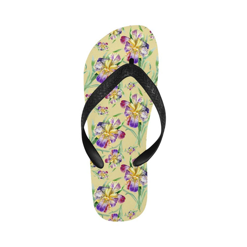 Iris Pattern Print Design IR06 Flip Flops-JorJune