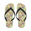 Iris Pattern Print Design IR06 Flip Flops-JorJune