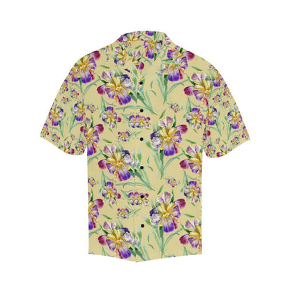 Iris Pattern Print Design IR06 Men Hawaiian Shirt-JorJune
