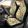 Iris Pattern Print Design IR06 Universal Fit Car Seat Covers-JorJune