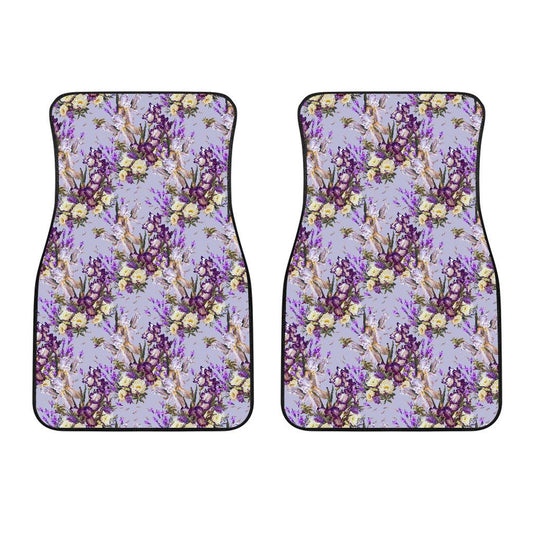 Iris Pattern Print Design IR07 Car Floor Mats-JorJune