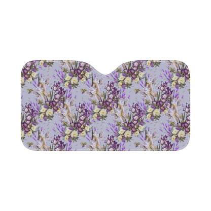 Iris Pattern Print Design IR07 Car Sun Shade-JorJune