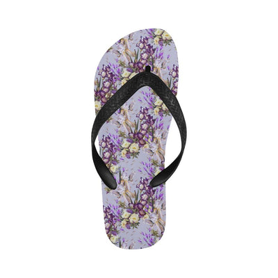 Iris Pattern Print Design IR07 Flip Flops-JorJune