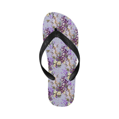 Iris Pattern Print Design IR07 Flip Flops-JorJune