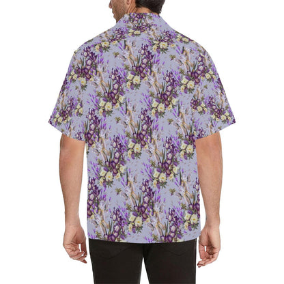 Iris Pattern Print Design IR07 Men Hawaiian Shirt-JorJune