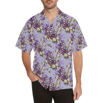 Iris Pattern Print Design IR07 Men Hawaiian Shirt-JorJune
