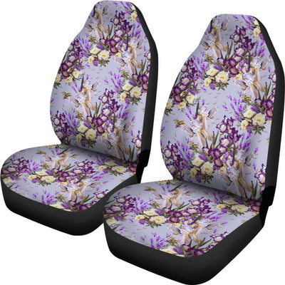 Iris Pattern Print Design IR07 Universal Fit Car Seat Covers-JorJune