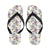 Iris Pattern Print Design IR08 Flip Flops-JorJune