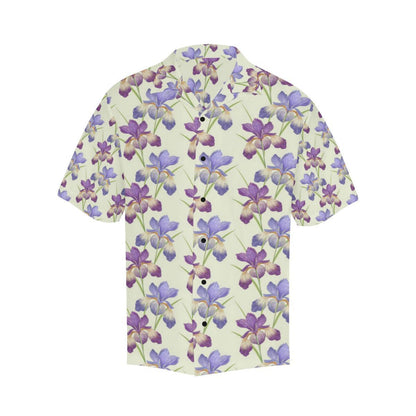 Iris Pattern Print Design IR08 Men Hawaiian Shirt-JorJune