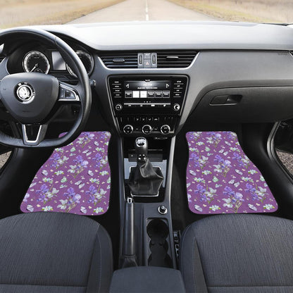 Iris Pattern Print Design IR09 Car Floor Mats-JorJune