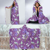 Iris Pattern Print Design IR09 Hooded Blanket-JORJUNE.COM