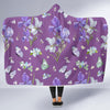 Iris Pattern Print Design IR09 Hooded Blanket-JORJUNE.COM