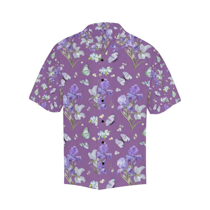 Iris Pattern Print Design IR09 Men Hawaiian Shirt-JorJune
