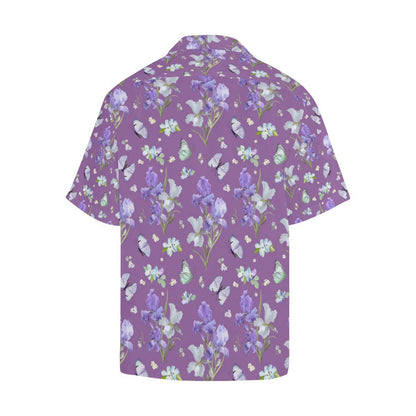 Iris Pattern Print Design IR09 Men Hawaiian Shirt-JorJune