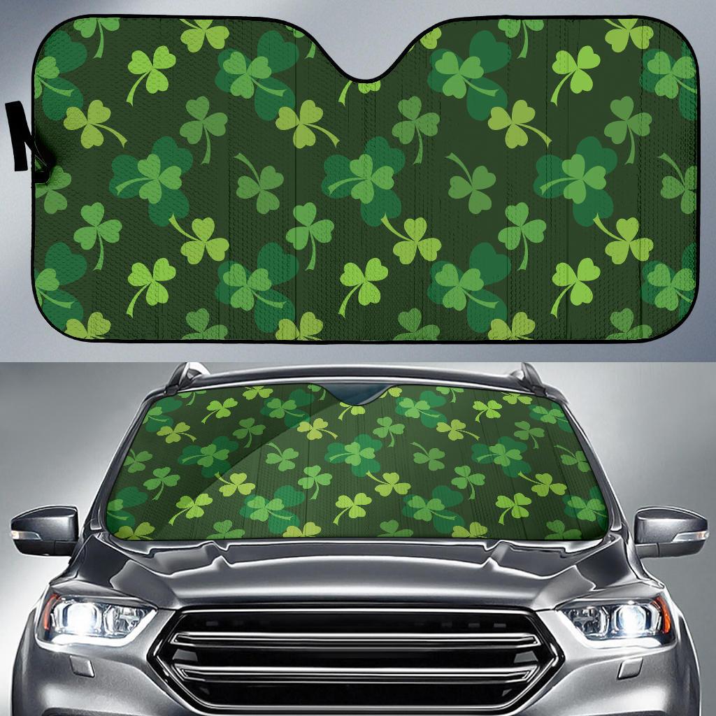 Irish Pattern Print Design 03 Car Sun Shades-JORJUNE.COM