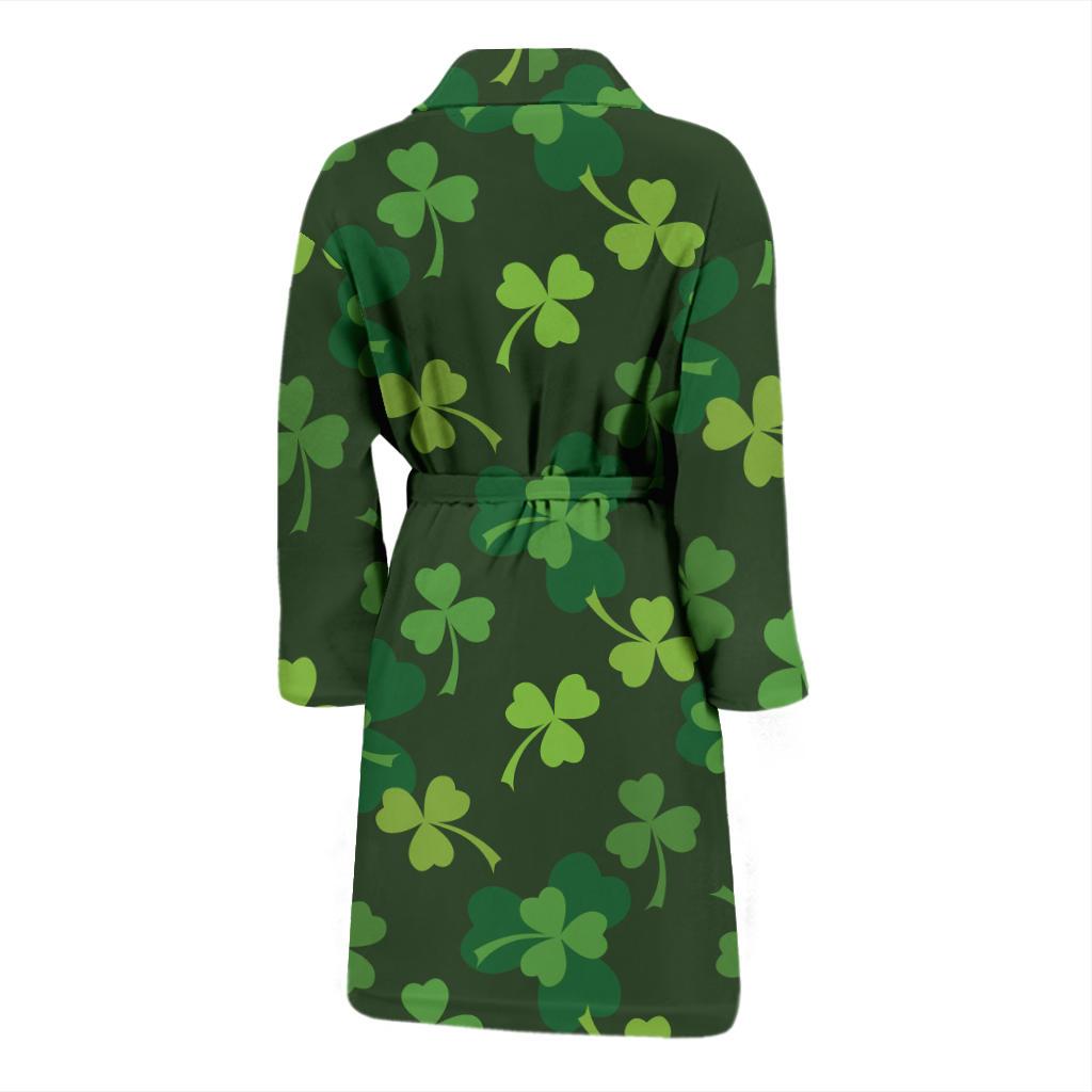 Irish Pattern Print Design 03 Men Bathrobe-JORJUNE.COM