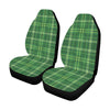 Irish Plaid Pattern Print Design 02 Car Seat Covers (Set of 2)-JORJUNE.COM