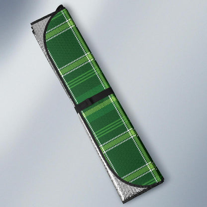 Irish Plaid Pattern Print Design 02 Car Sun Shades-JORJUNE.COM