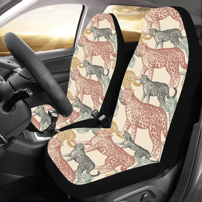 Jaguar Pattern Print Design 01 Car Seat Covers (Set of 2)-JORJUNE.COM