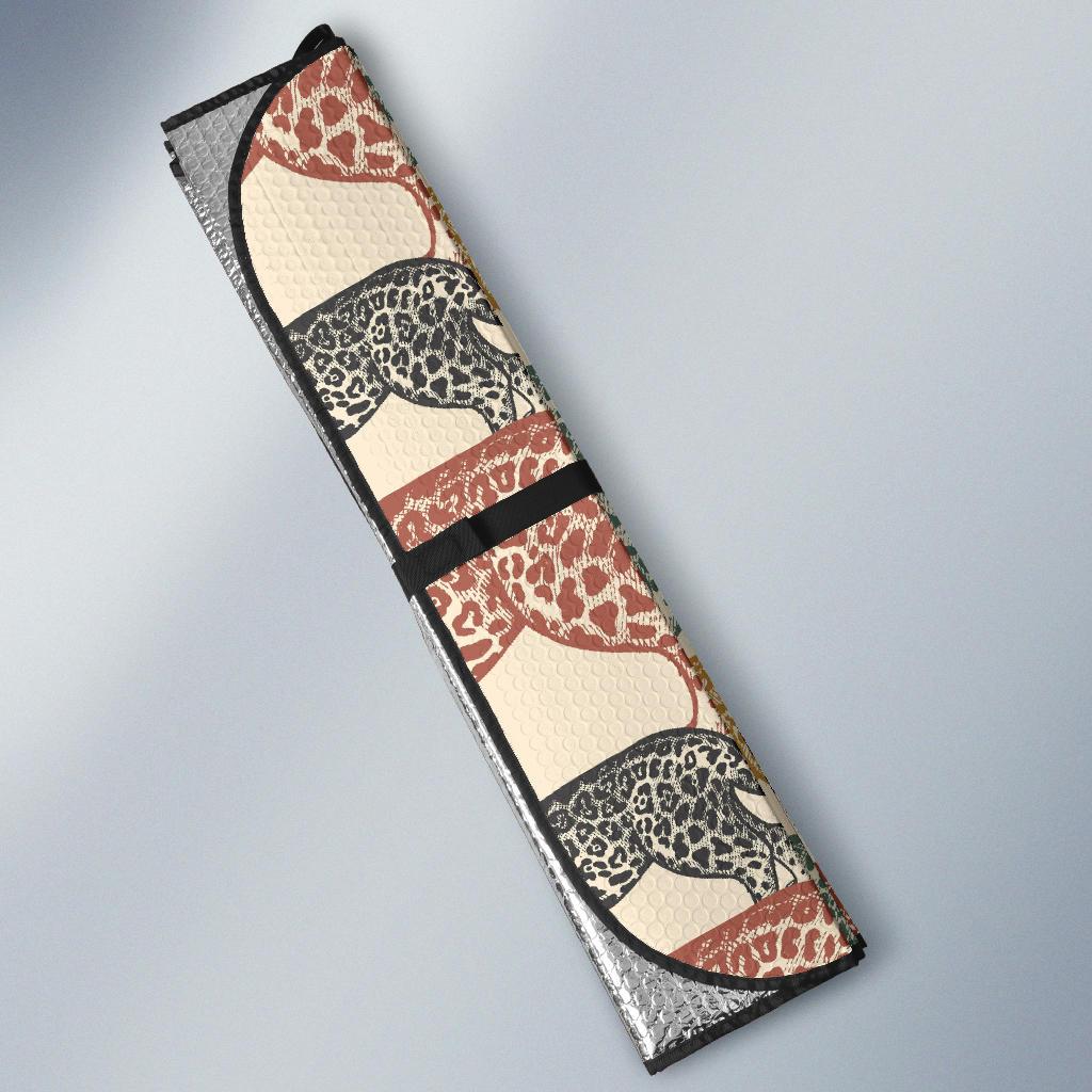 Jaguar Pattern Print Design 01 Car Sun Shades-JORJUNE.COM