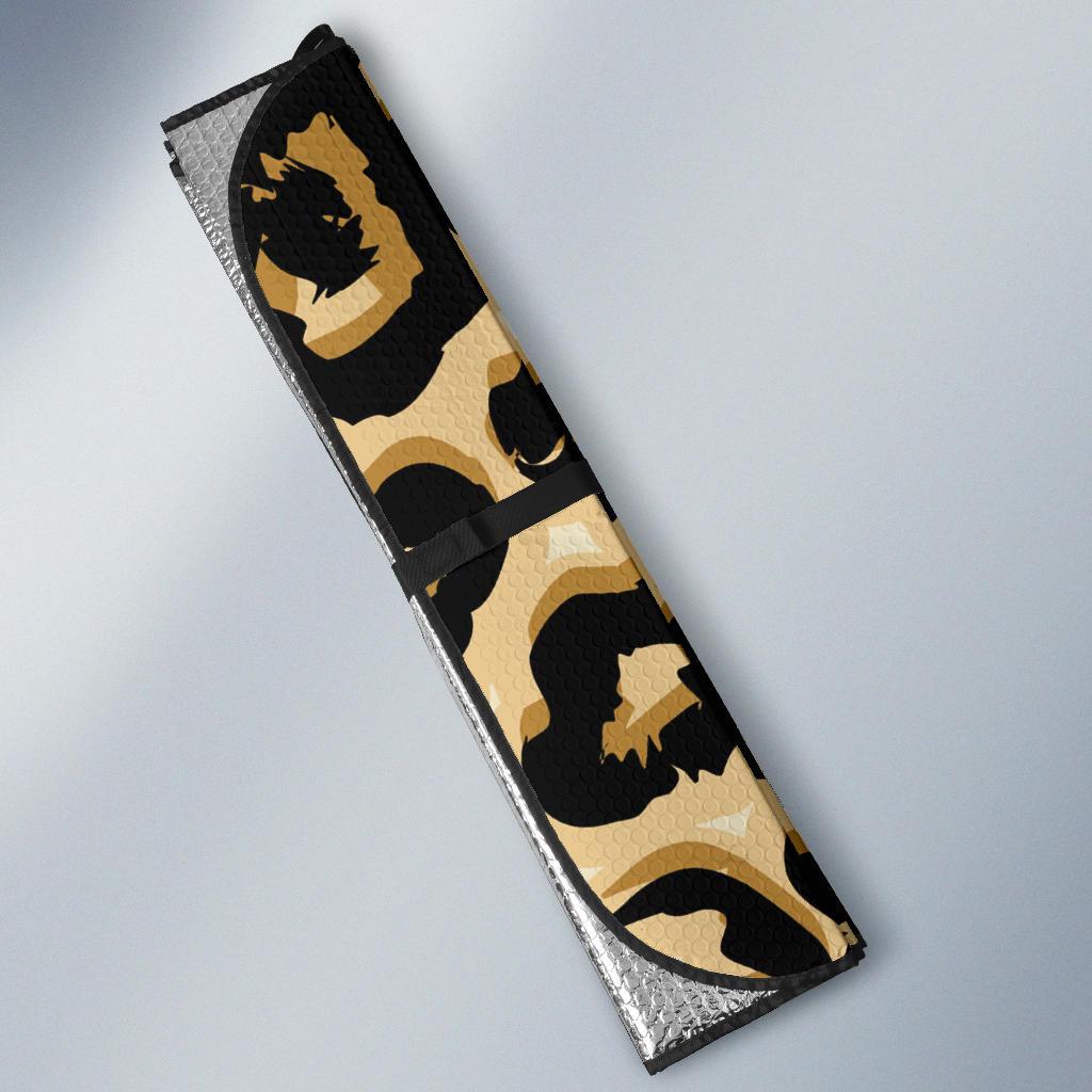 Jaguar Skin Pattern Print Design 02 Car Sun Shades-JORJUNE.COM
