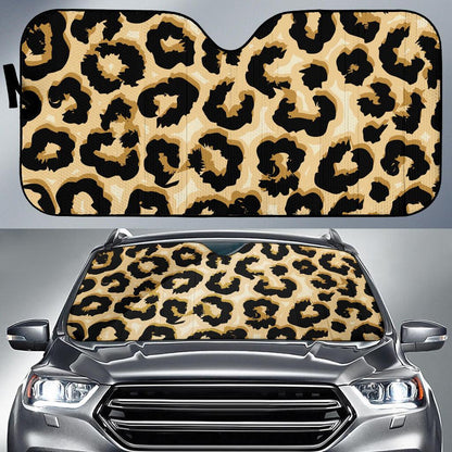 Jaguar Skin Pattern Print Design 02 Car Sun Shades-JORJUNE.COM
