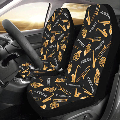 Jazz Pattern Print Design 01 Car Seat Covers (Set of 2)-JORJUNE.COM