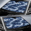 Jean Camouflage Pattern Print Design 05 Car Sun Shades-JORJUNE.COM