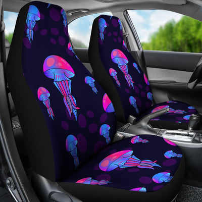 Jellyfish Neon Print Universal Fit Car Seat Covers