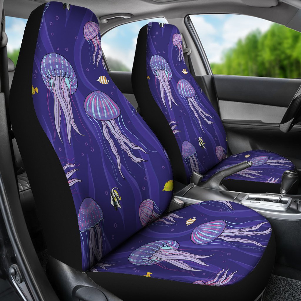 Jellyfish Style Print Universal Fit Car Seat Covers