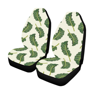 Kale Pattern Print Design 03 Car Seat Covers (Set of 2)-JORJUNE.COM