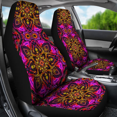 Kaleidoscope Abstract Print Design Universal Fit Car Seat Covers